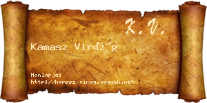 Kamasz Virág névjegykártya